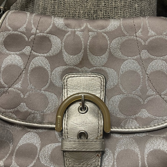 Coach SoHo Crossbody Bag silver - Picture 2 of 5